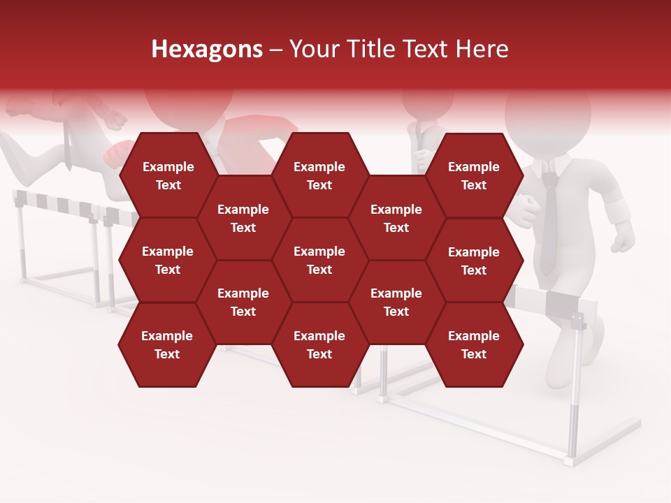 Red Run Speed PowerPoint Template