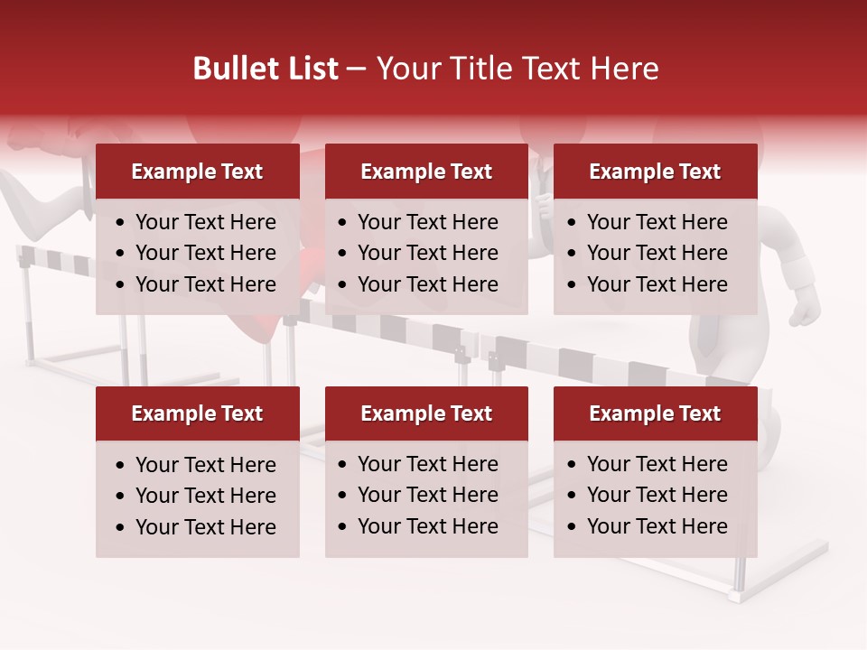 Red Run Speed PowerPoint Template