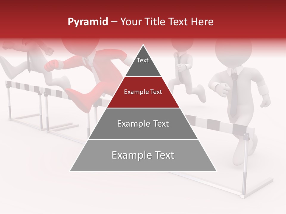 Red Run Speed PowerPoint Template