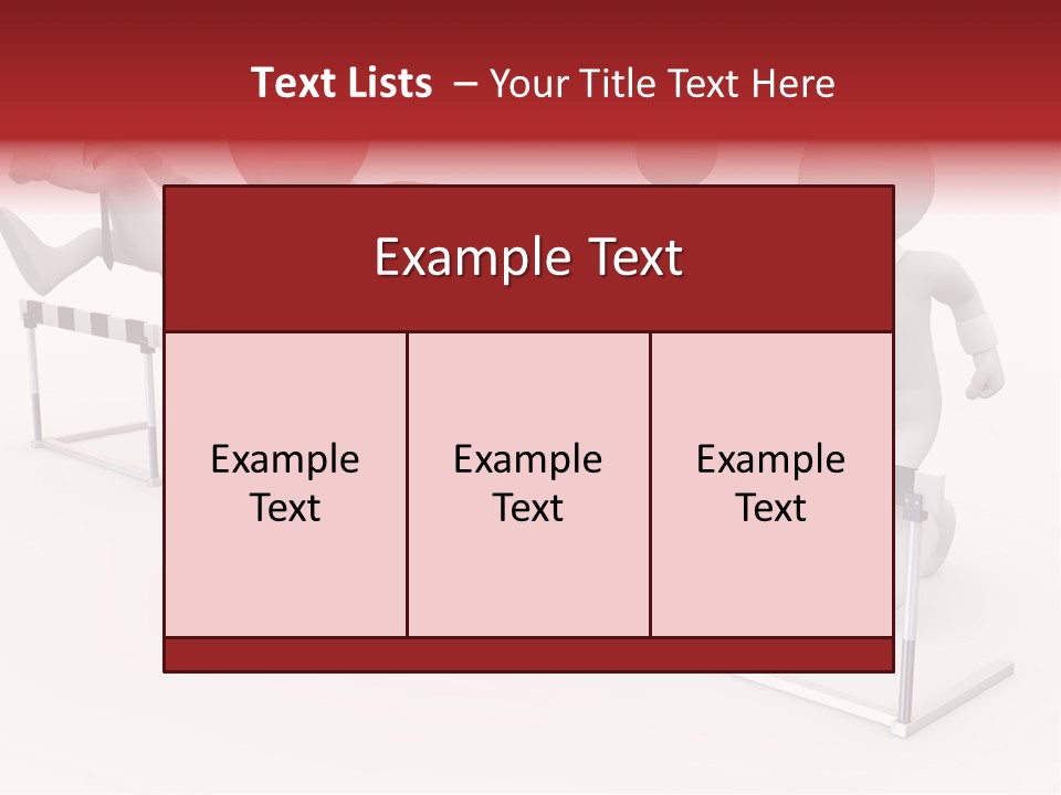 Red Run Speed PowerPoint Template