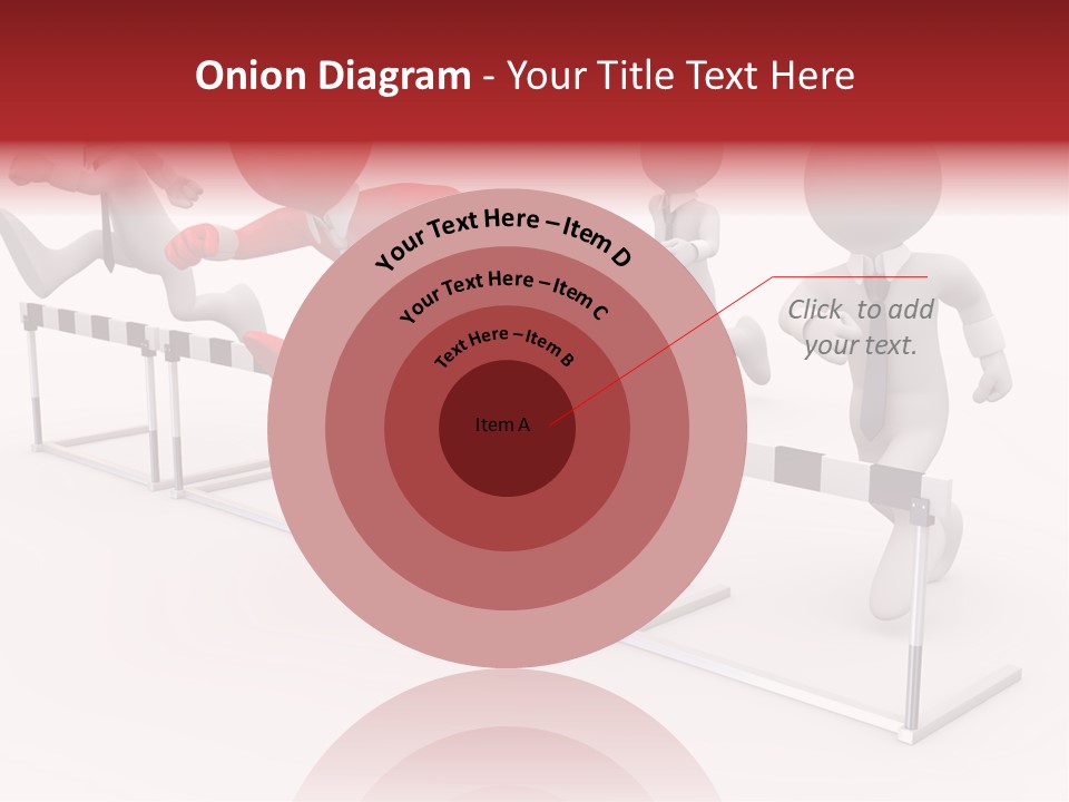 Red Run Speed PowerPoint Template