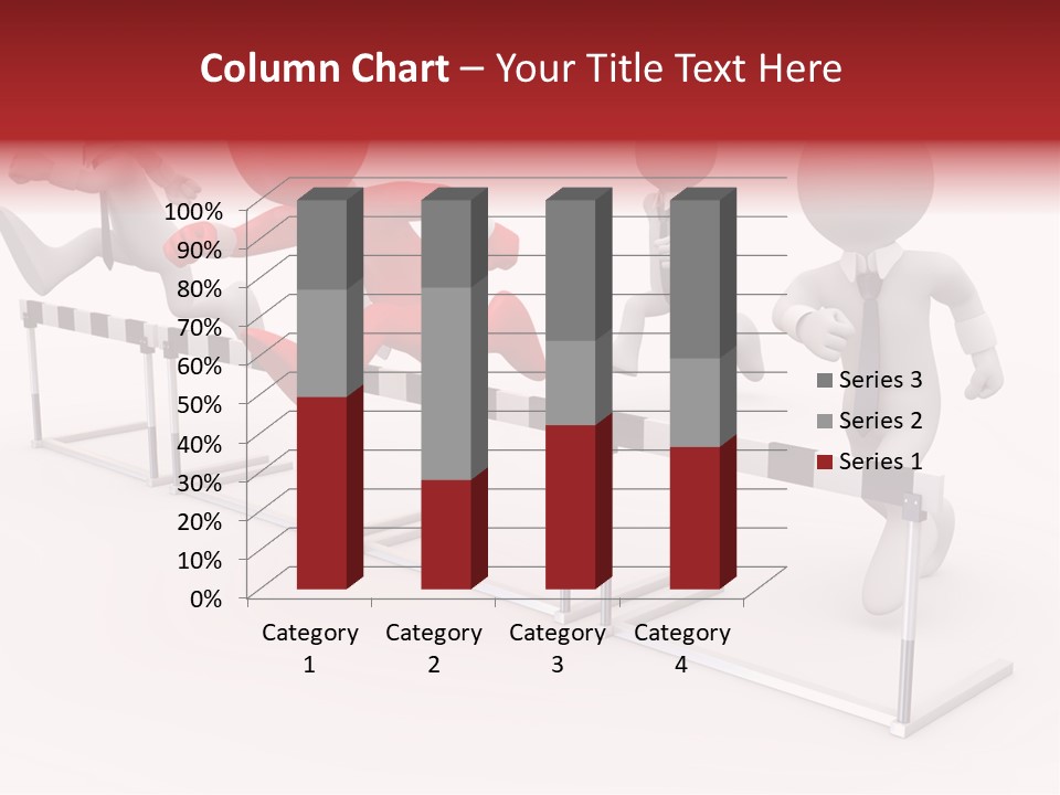 Red Run Speed PowerPoint Template