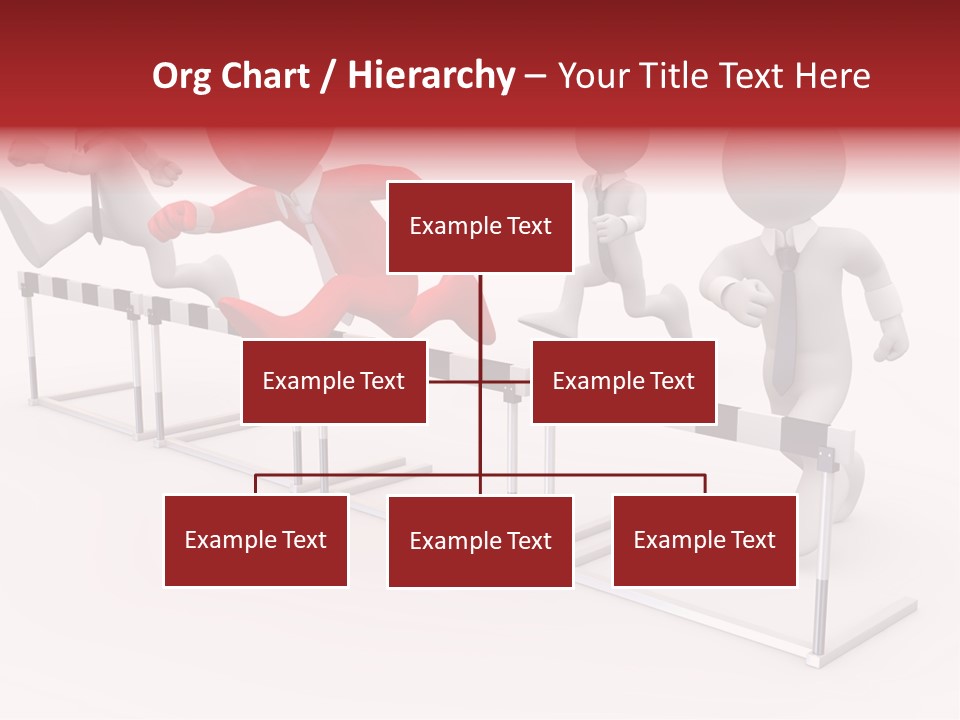 Red Run Speed PowerPoint Template