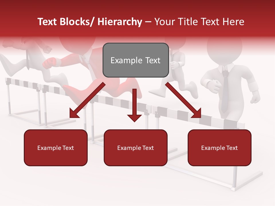 Red Run Speed PowerPoint Template