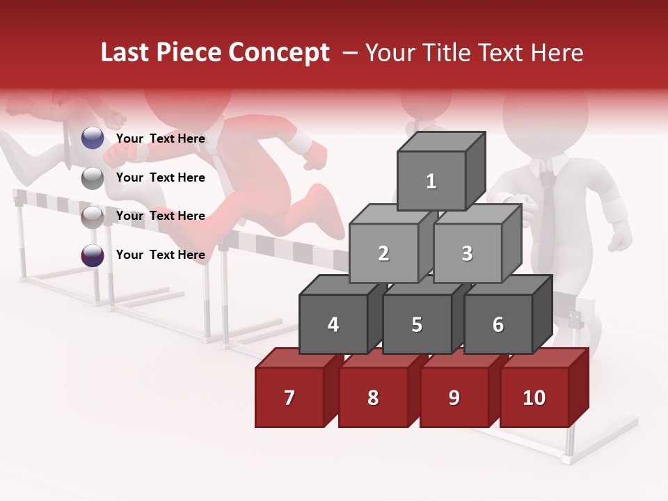 Red Run Speed PowerPoint Template
