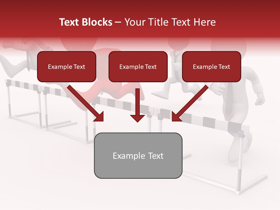 Red Run Speed PowerPoint Template