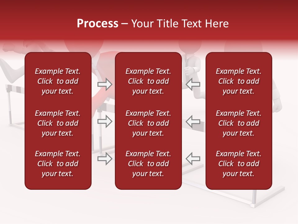 Red Run Speed PowerPoint Template