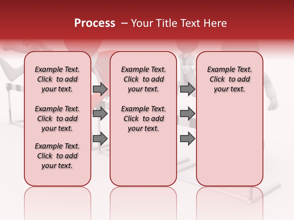Red Run Speed PowerPoint Template