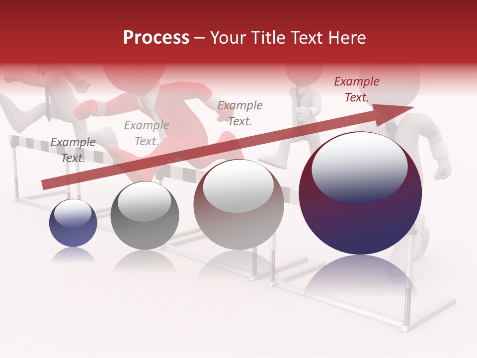Red Run Speed PowerPoint Template