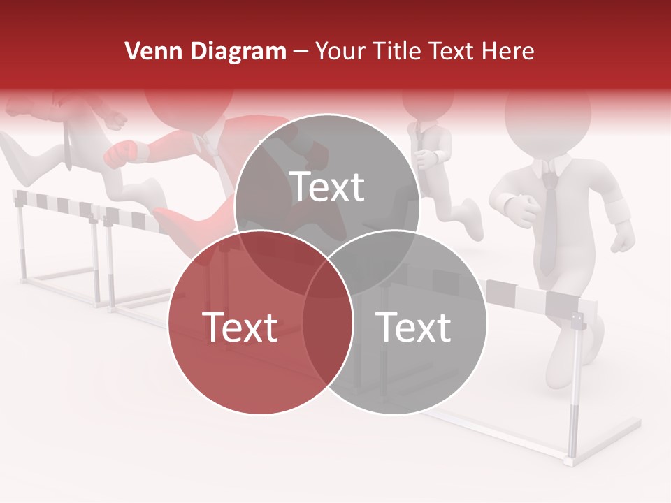 Red Run Speed PowerPoint Template