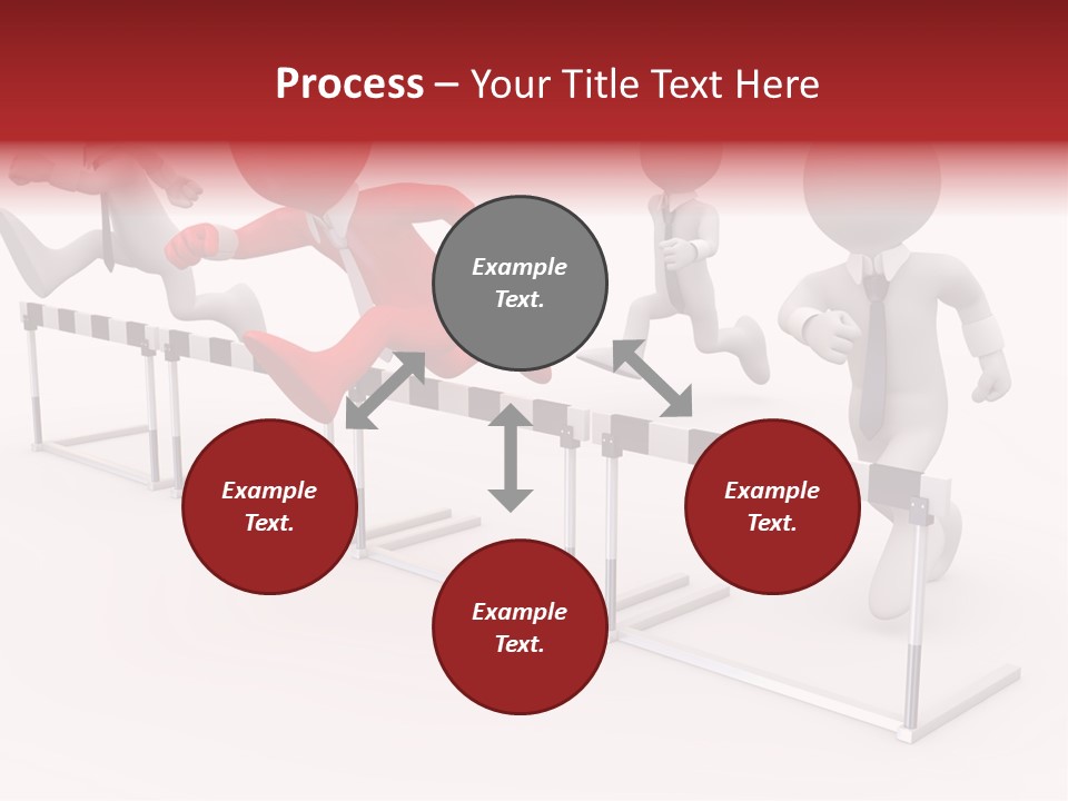 Red Run Speed PowerPoint Template
