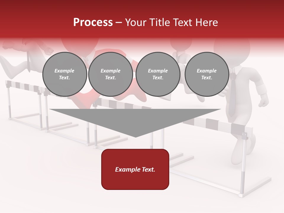 Red Run Speed PowerPoint Template