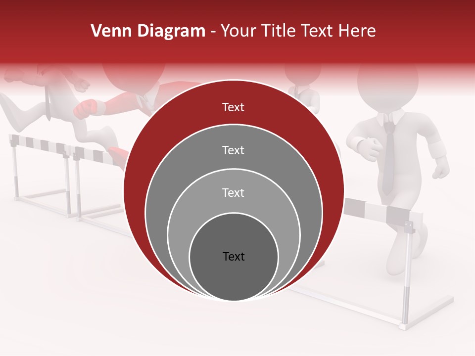 Red Run Speed PowerPoint Template