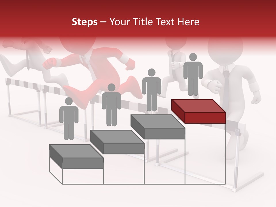 Red Run Speed PowerPoint Template
