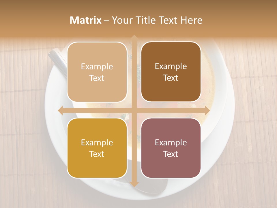 Lunch Pepper Appetizer PowerPoint Template