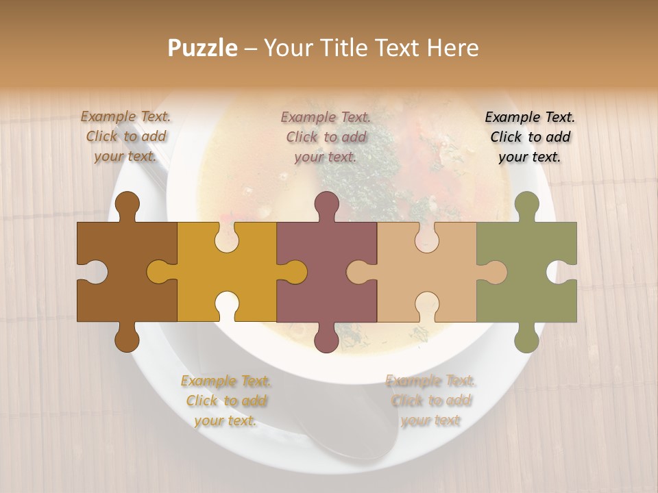 Lunch Pepper Appetizer PowerPoint Template