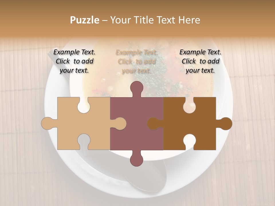 Lunch Pepper Appetizer PowerPoint Template