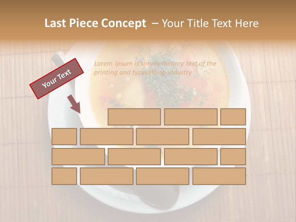 Lunch Pepper Appetizer PowerPoint Template