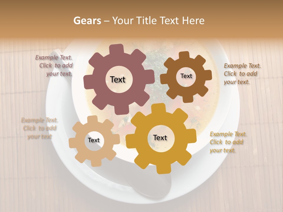 Lunch Pepper Appetizer PowerPoint Template