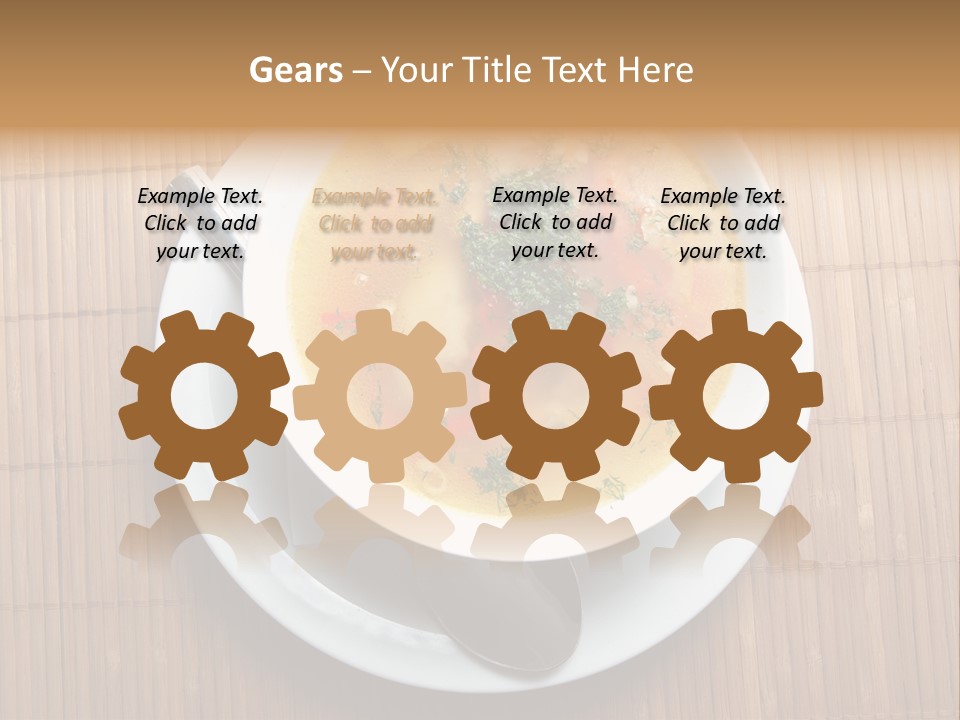 Lunch Pepper Appetizer PowerPoint Template