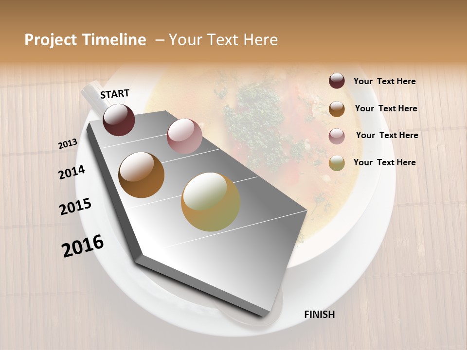 Lunch Pepper Appetizer PowerPoint Template