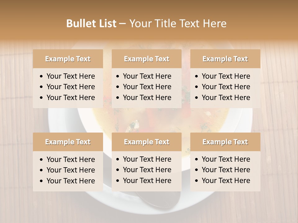 Lunch Pepper Appetizer PowerPoint Template