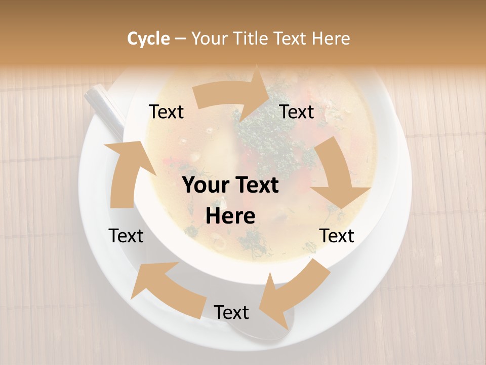 Lunch Pepper Appetizer PowerPoint Template