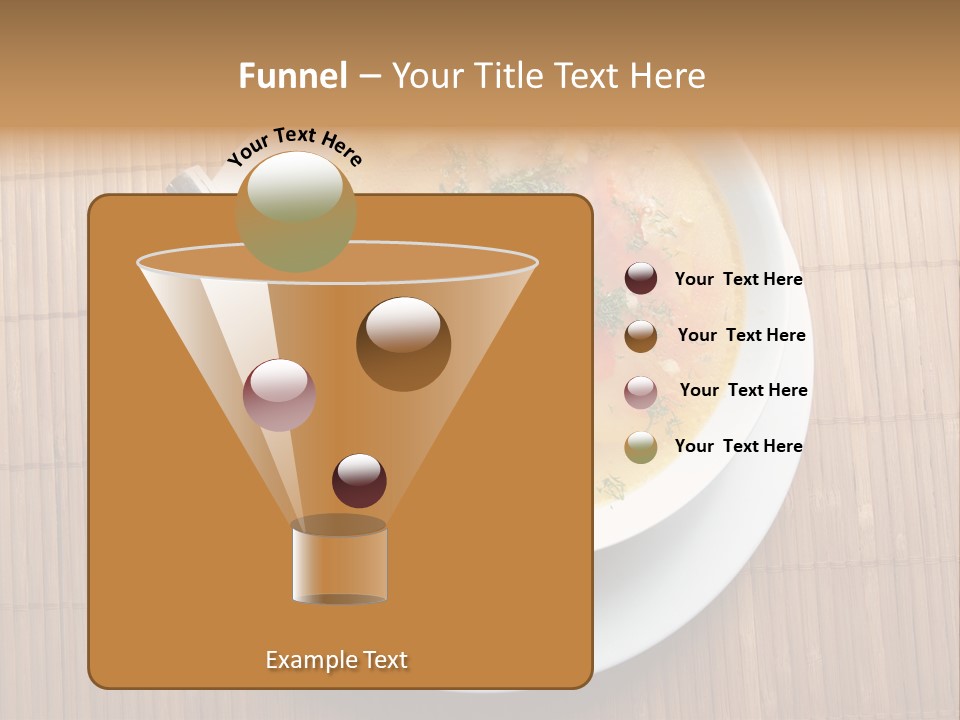 Lunch Pepper Appetizer PowerPoint Template