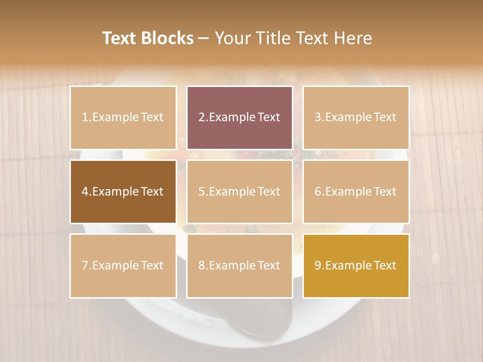 Lunch Pepper Appetizer PowerPoint Template