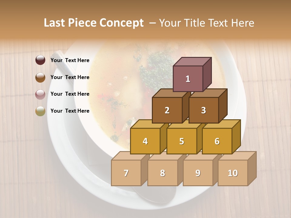 Lunch Pepper Appetizer PowerPoint Template