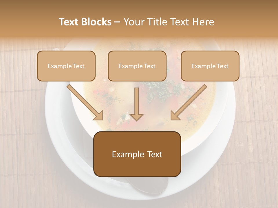 Lunch Pepper Appetizer PowerPoint Template