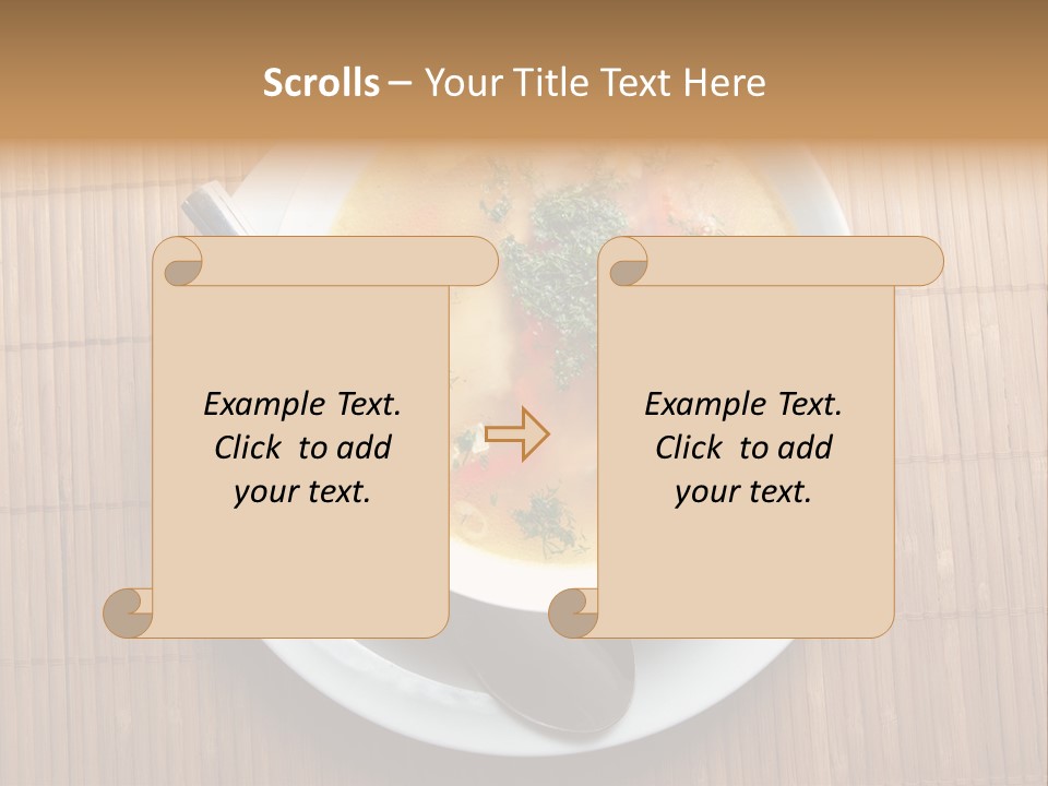 Lunch Pepper Appetizer PowerPoint Template
