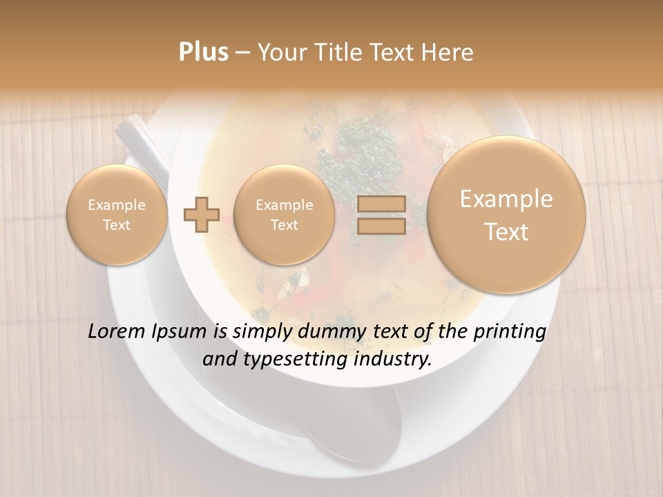 Lunch Pepper Appetizer PowerPoint Template