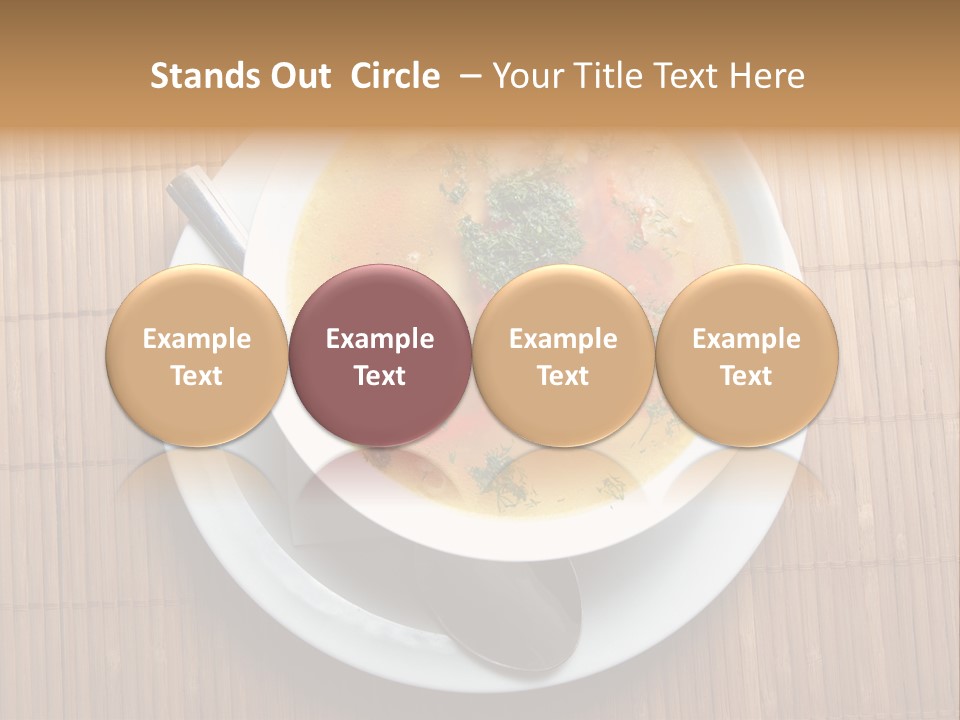 Lunch Pepper Appetizer PowerPoint Template