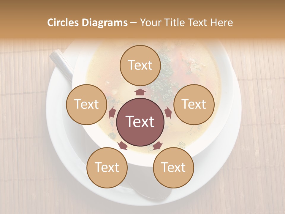 Lunch Pepper Appetizer PowerPoint Template