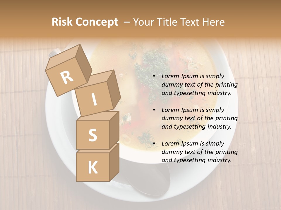 Lunch Pepper Appetizer PowerPoint Template