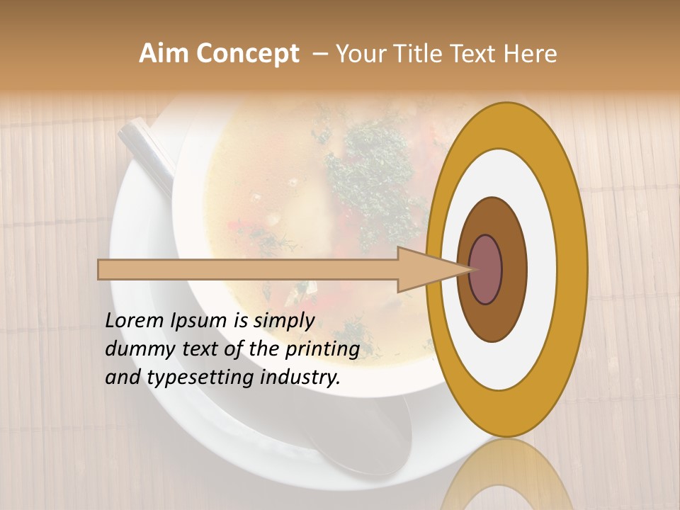Lunch Pepper Appetizer PowerPoint Template