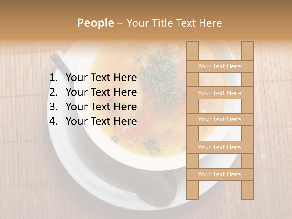 Lunch Pepper Appetizer PowerPoint Template