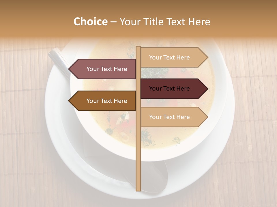 Lunch Pepper Appetizer PowerPoint Template