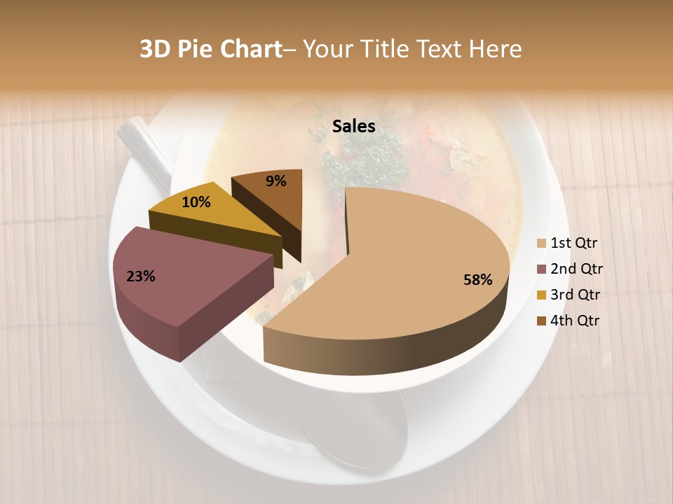 Lunch Pepper Appetizer PowerPoint Template