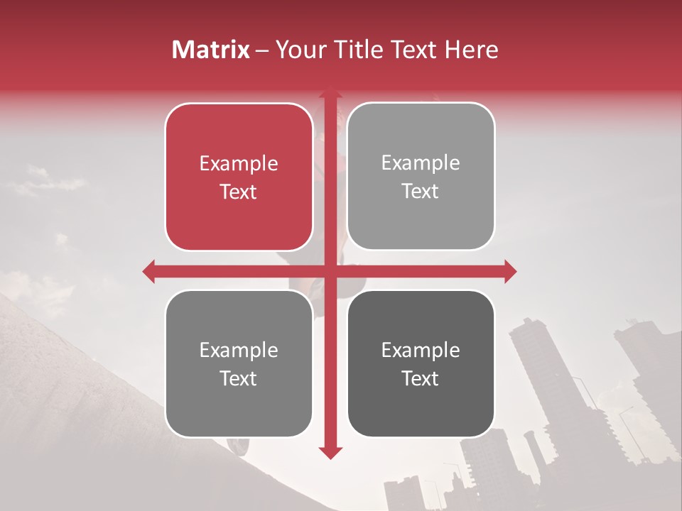 Copy Mid Air Sunset PowerPoint Template