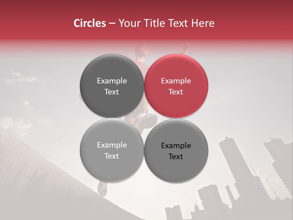 Copy Mid Air Sunset PowerPoint Template