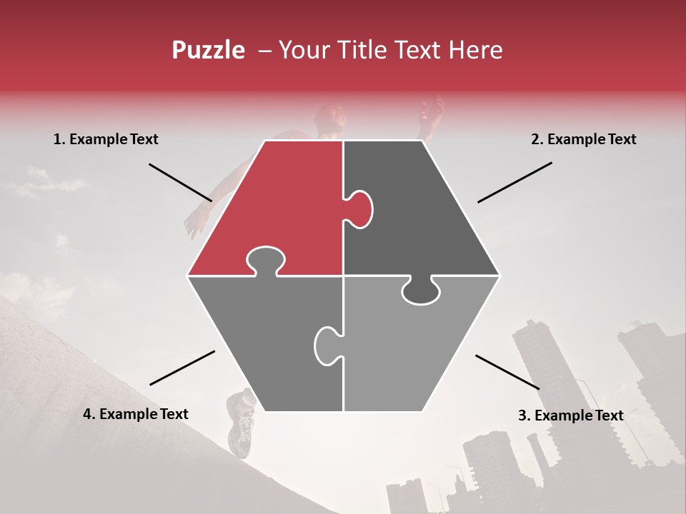 Copy Mid Air Sunset PowerPoint Template