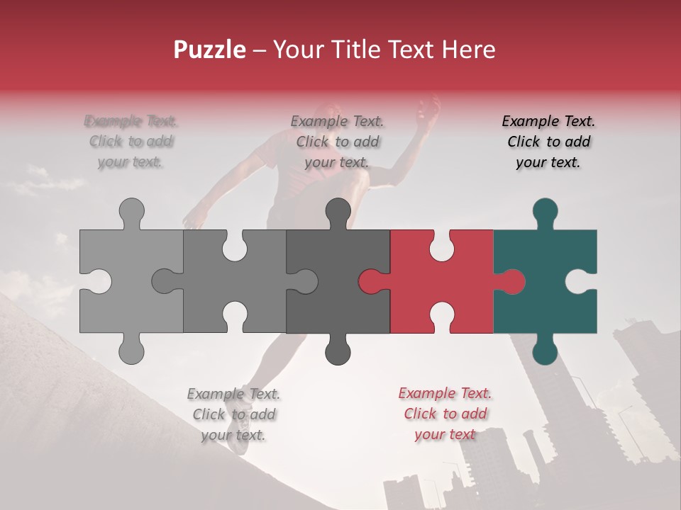 Copy Mid Air Sunset PowerPoint Template