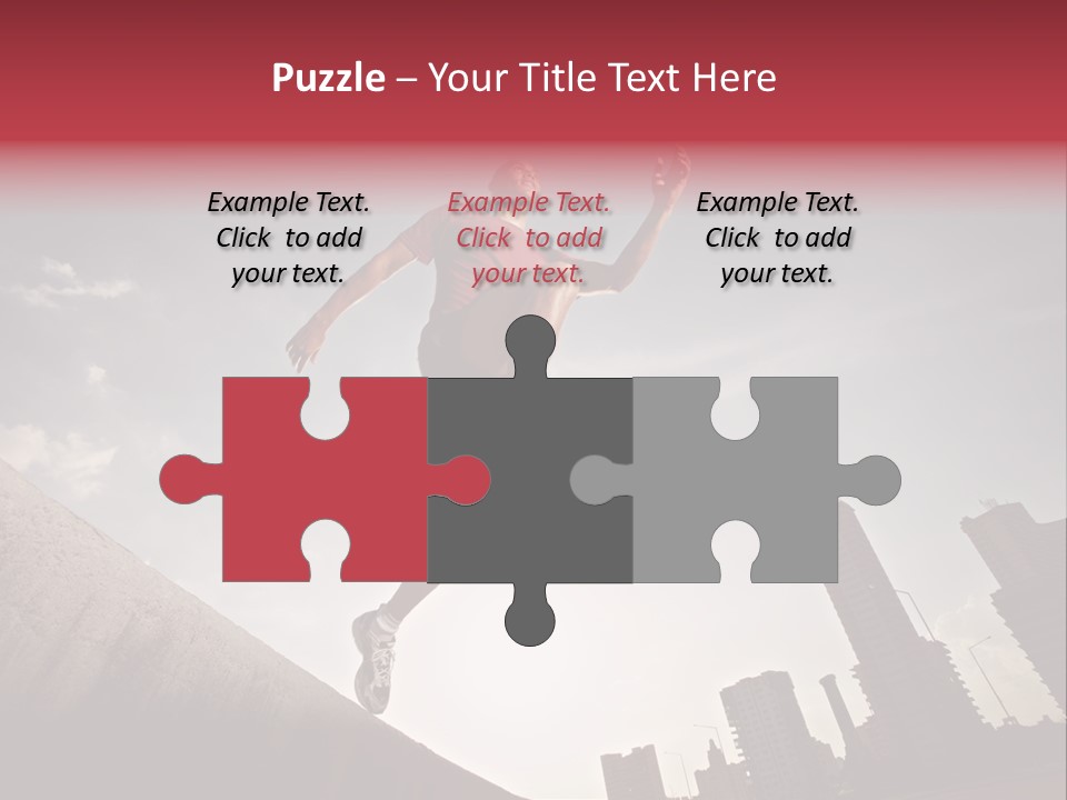 Copy Mid Air Sunset PowerPoint Template