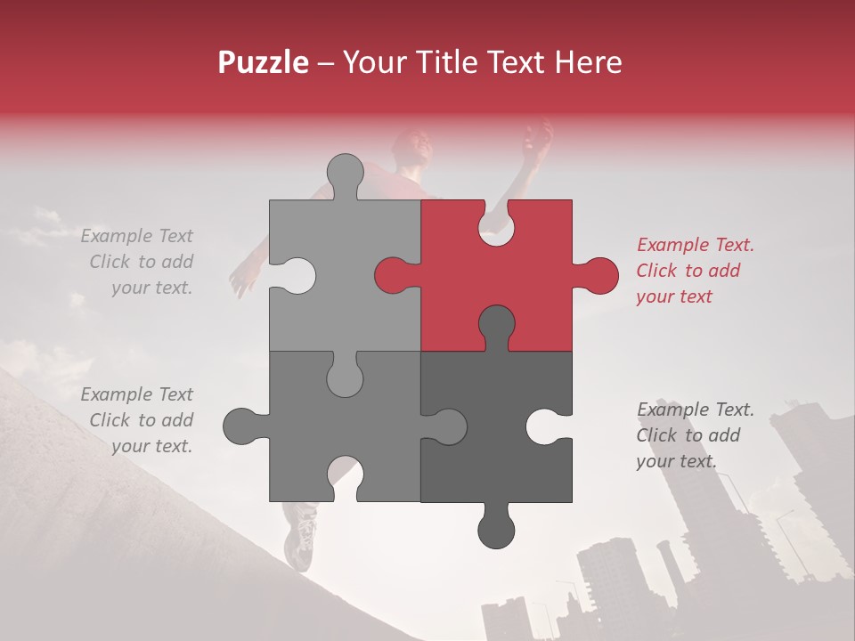 Copy Mid Air Sunset PowerPoint Template