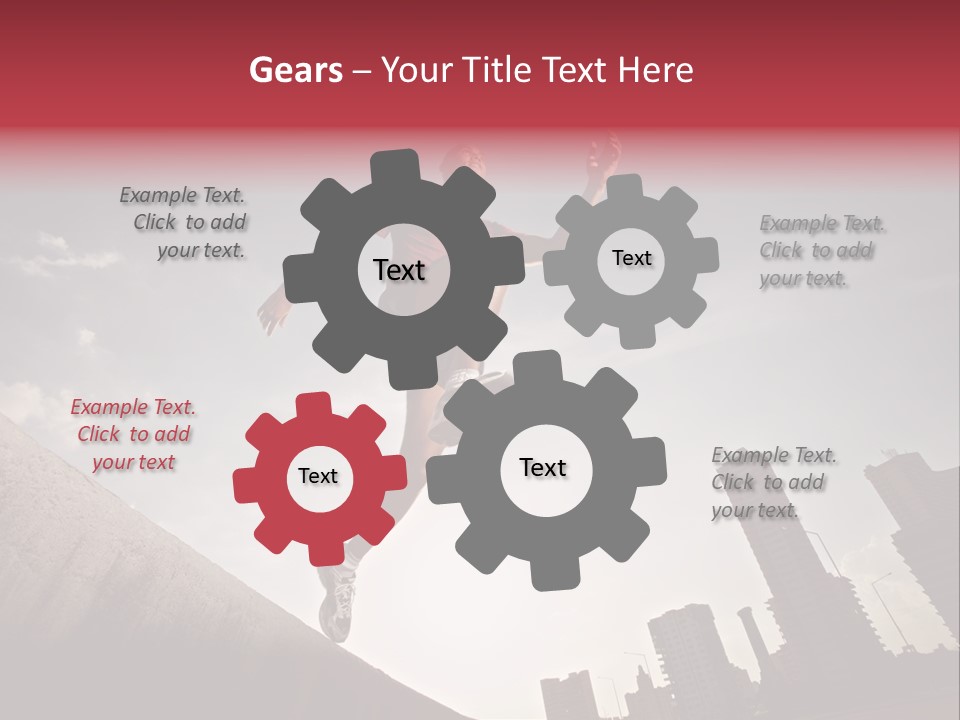 Copy Mid Air Sunset PowerPoint Template