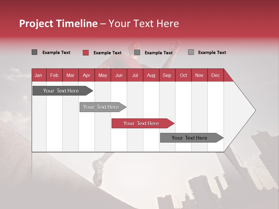 Copy Mid Air Sunset PowerPoint Template