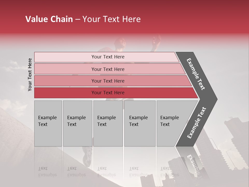 Copy Mid Air Sunset PowerPoint Template