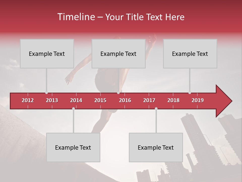 Copy Mid Air Sunset PowerPoint Template